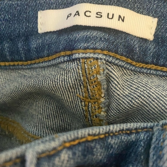 Pacsun High Rise Distressed Medium Wash Jegging Jean Size 23 - Picture 9 of 9